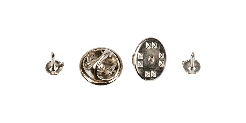 Основа-гвоздик для значка 11 мм, 25 шт, №02 никель, Zlatka DC-600