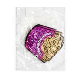 Термоаппликация вышитая с пайетками Фастфуд 5*5,5см (3 шт) (цветной) S1224