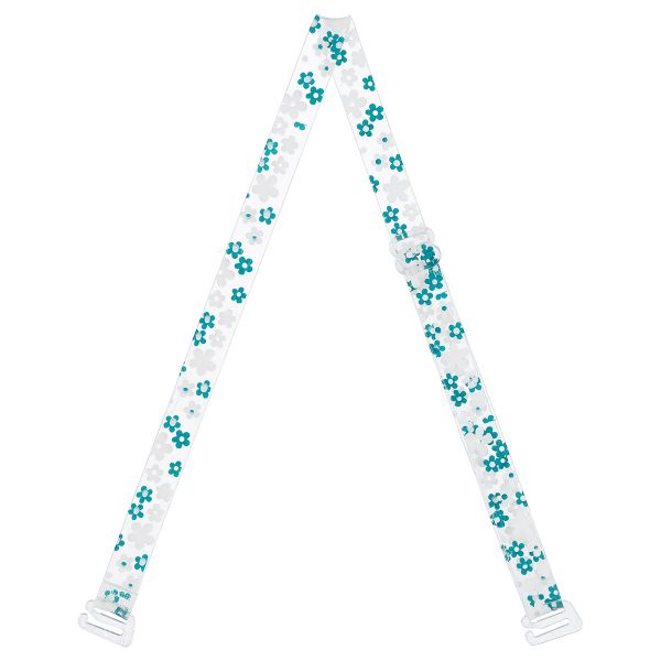 Бретели для бюстгальтера 10 мм, 10 пар, белый/голубой, Gamma BR-1005