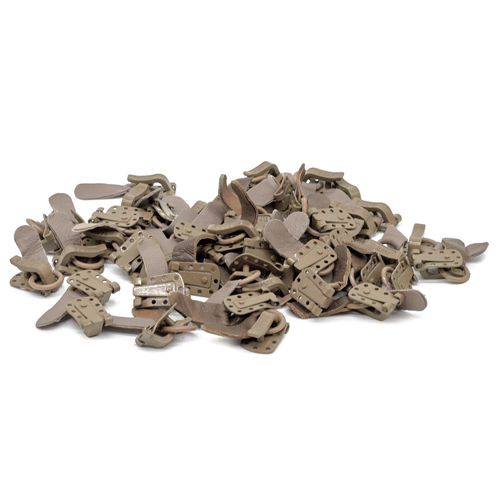 Крючок шубный Amii 50 мм, RAL 7006, 50 шт, т.бежевый