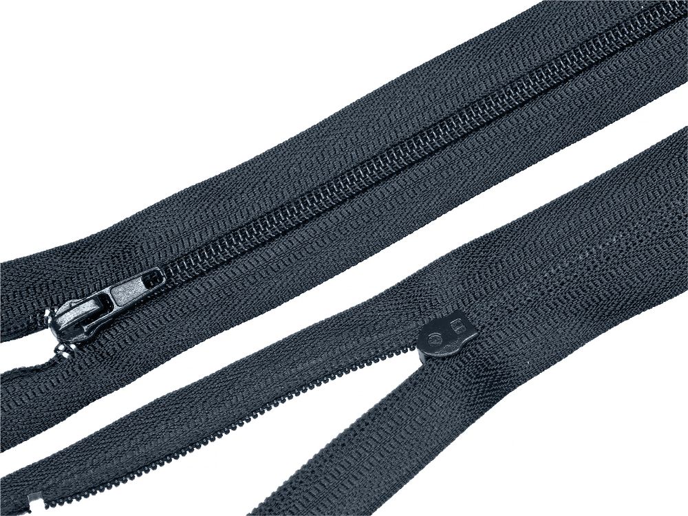 Молния спираль (витая) (цв.SBS) брючная Т3 (3 мм) 1 зам., н/раз., 20 см, автомат, S-560 т.синий, 5000 шт