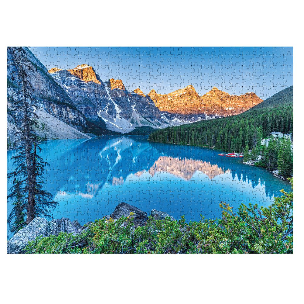 Пазл. Премиальная коллекция 500 элементов, TOP-PZL-500/15 Озеро Морейн в Канаде, Фрея