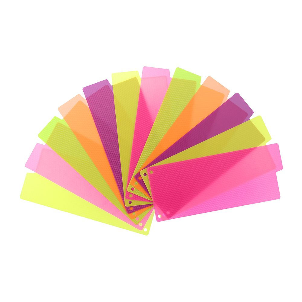 Разделитель листов пластиковый (полоса) 12 шт, EC200010205, ассорти, Expert Complete EC200010205