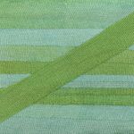 Лента (тесьма) шелковая 7.0 мм / 45.5±0.5 метров, M041 св. зеленый/зеленый, Gamma SRM-7