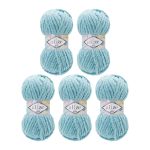 Пряжа Alize (Ализе) Softy Mega / уп.5 мот. по 100 г, 70м, 414 светло-бирюзовый