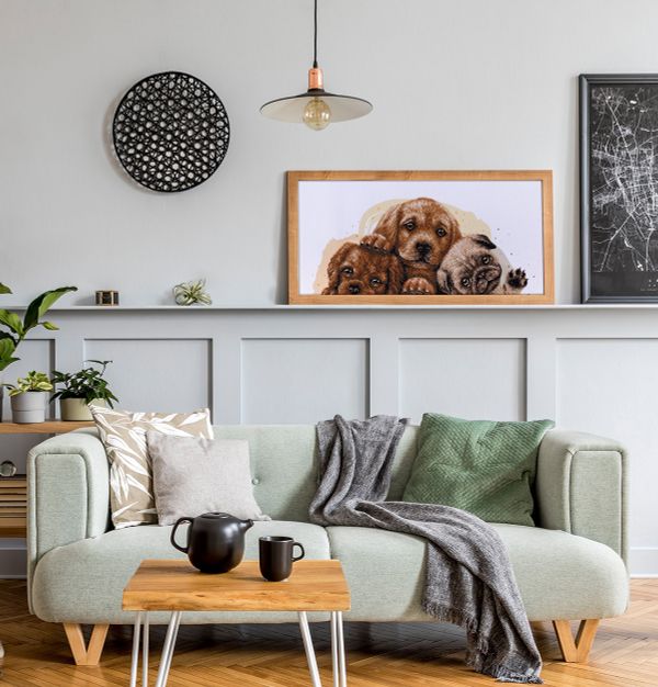 Алмазная (кристальная) мозаика Фрея, Пушистики, 50х25 см