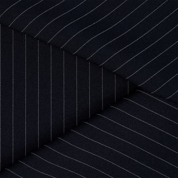 Габардин кач-во Фухуа 180 г/м², 150 см / 1 метр, в полоску, TBY.Gbf.st.24102.1.2.1, цв.02 т.синий