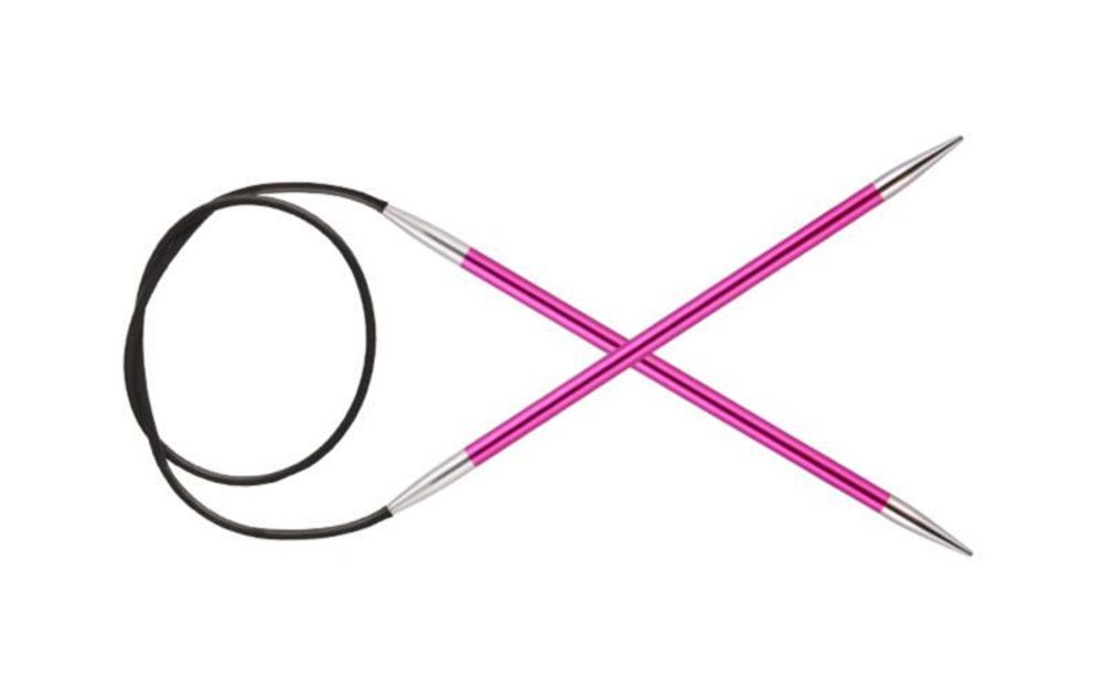 Спицы круговые Knit Pro Zing 5 мм / 40 см, алюминий, 47071