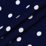 Штапель в горошек 90 г/м², 145 см / 25 метров, TBY.Vidt.02 цв.синий