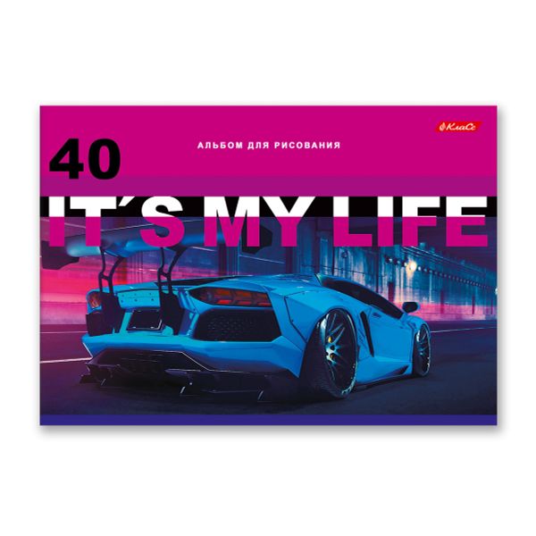 Альбом для рисования, выбор.лак, 100 г/м², A4 29х20.5 см, 40 л. на скобе, 5 шт, 000226 Берегись автомобиля, Светоч 40АЛСК4_4_3_9
