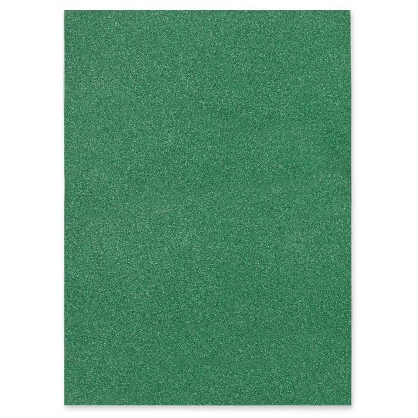 Бумага цветная глиттерная 250 г/м², А4, 21х29.7 см, 10 шт, 06-зеленый (green), Vista-Artista GLIT-A4