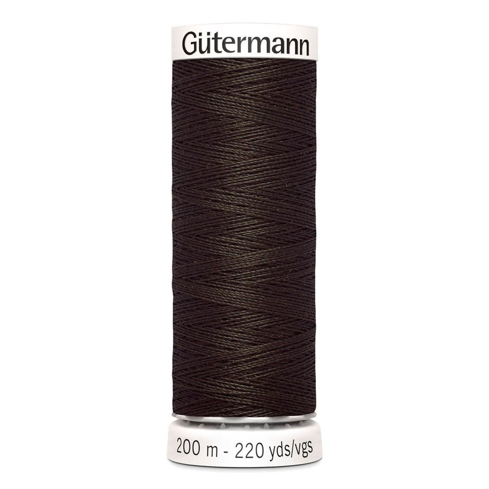 Нитки универсальные Gutermann Sew-all 100 (200 метров), 5 кат. | 769 средне-коричневый