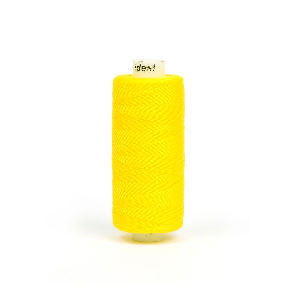 Нитки швейные Ideal 40/2, 366 м (400 ярд), 10 катушек, 136 желтый