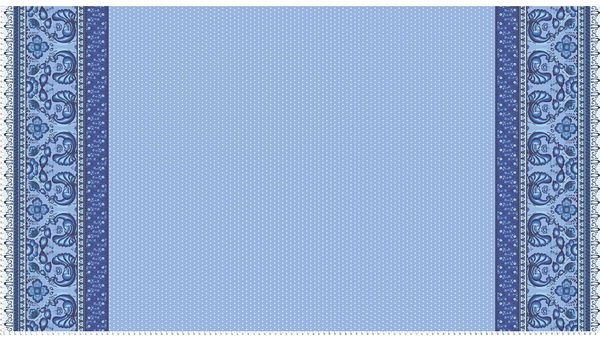 Ткань для пэчворка Peppy Лазурное чудо панель, отрез 60х110 см, 110 г/м², ЛЧ-05 голубой, Peppy