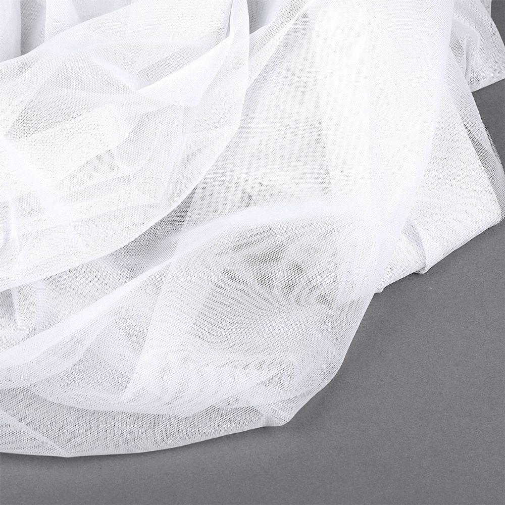 Сетка бельевая эластичная 51 г/м², шир.150 см / 3 метра, белый /03128209.01.3/