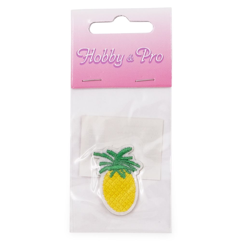 Термоаппликация Ананас, 2.4х3.3см, Hobby&Pro