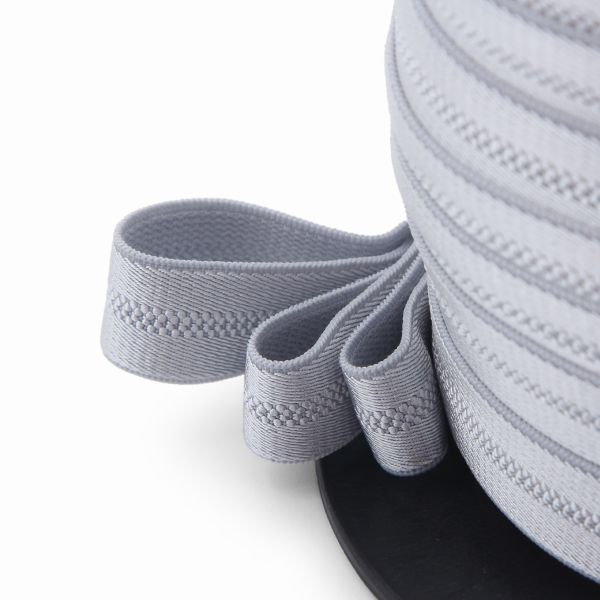 Резинка бельевая (бретелечная) 15.0 мм / 50 метров, св.серый, (ML207.015)
