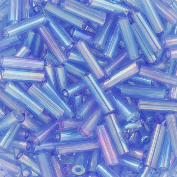 Бисер стеклярус Zlatka 100 г (10х10 г), №0166 св.синий GG