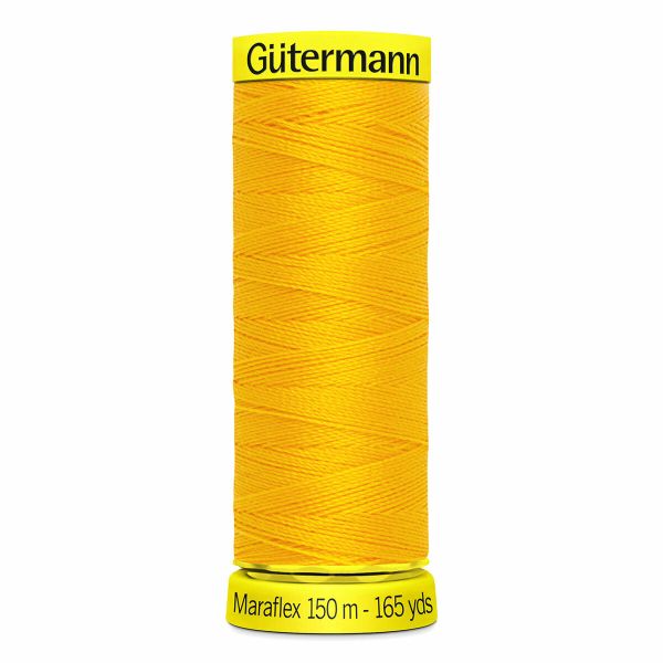 Нитки для трикотажа Gutermann Maraflex, 150м, 417 одуванчиковый, 5 катушек