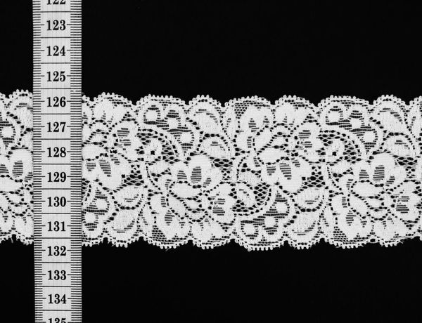 Лента кружевная эластичная, 100% полиэстер [261570-35], 10 метров, 261570-35