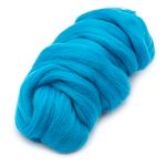Шерсть для валяния Камтекс Лента для валяния п/тонкая 1х50 г, (25-28 мкр), 2.1 м, 024 бирюза, 614644-13