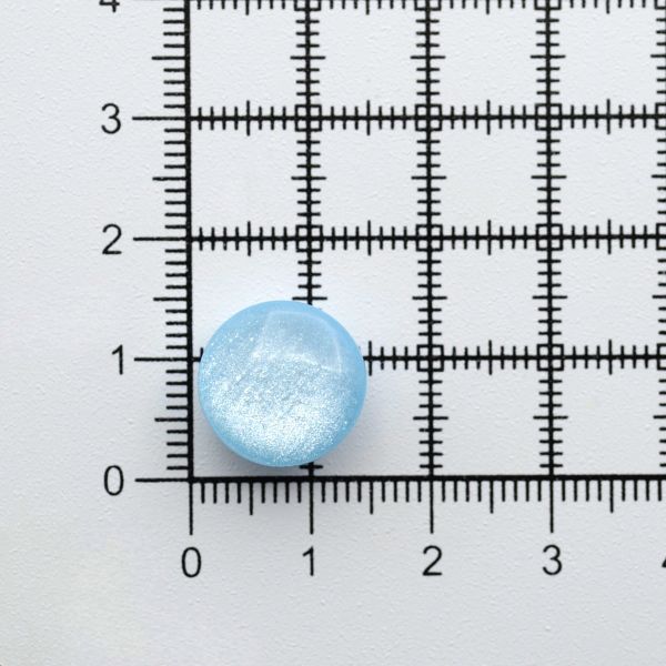Пуговицы на ножке 22L (14мм), пластик (col.05 голубой), 72 шт, CR P-45