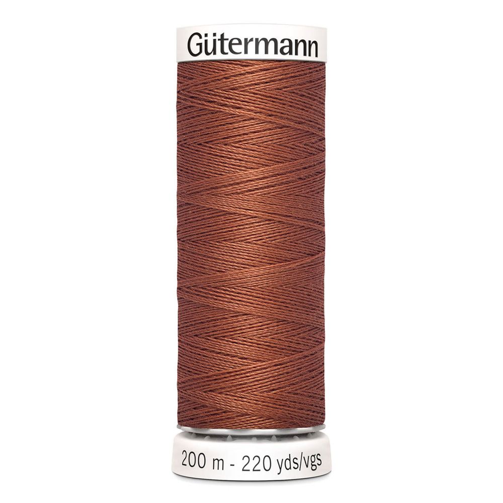 Нитки универсальные Gutermann Sew-all 100 (200 метров), 5 кат. | 847 медно-коричневый