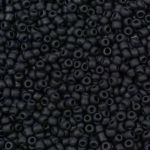 Бисер Astra&Craft 11/0 (2.1 мм), 500 г, цв. M49 черный/непрозр.матовый