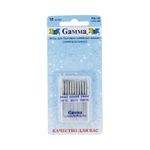 Иглы для швейных машин базовые универсальные 130/705 H, №70-100, 10 игл, Gamma NU-10 №70-100