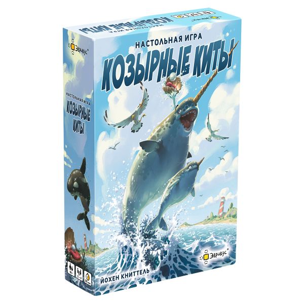 Игра настольная Козырные киты, Эврикус BG-11122