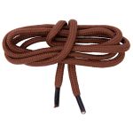 Шнурки для обуви 5 мм, 130 см, 25 пар, коричневый, Gamma