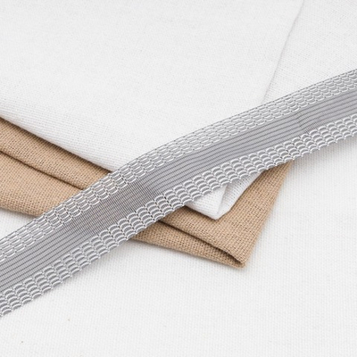 Кромка брючная клеевая тканая 25 мм / 5 метров, серый, 7210-9038