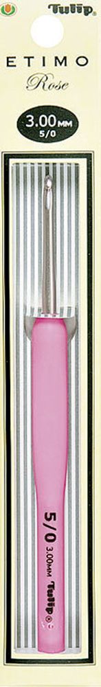 Крючок для вязания с ручкой Tulip Etimo Rose 3мм, TER-06e /TOS/