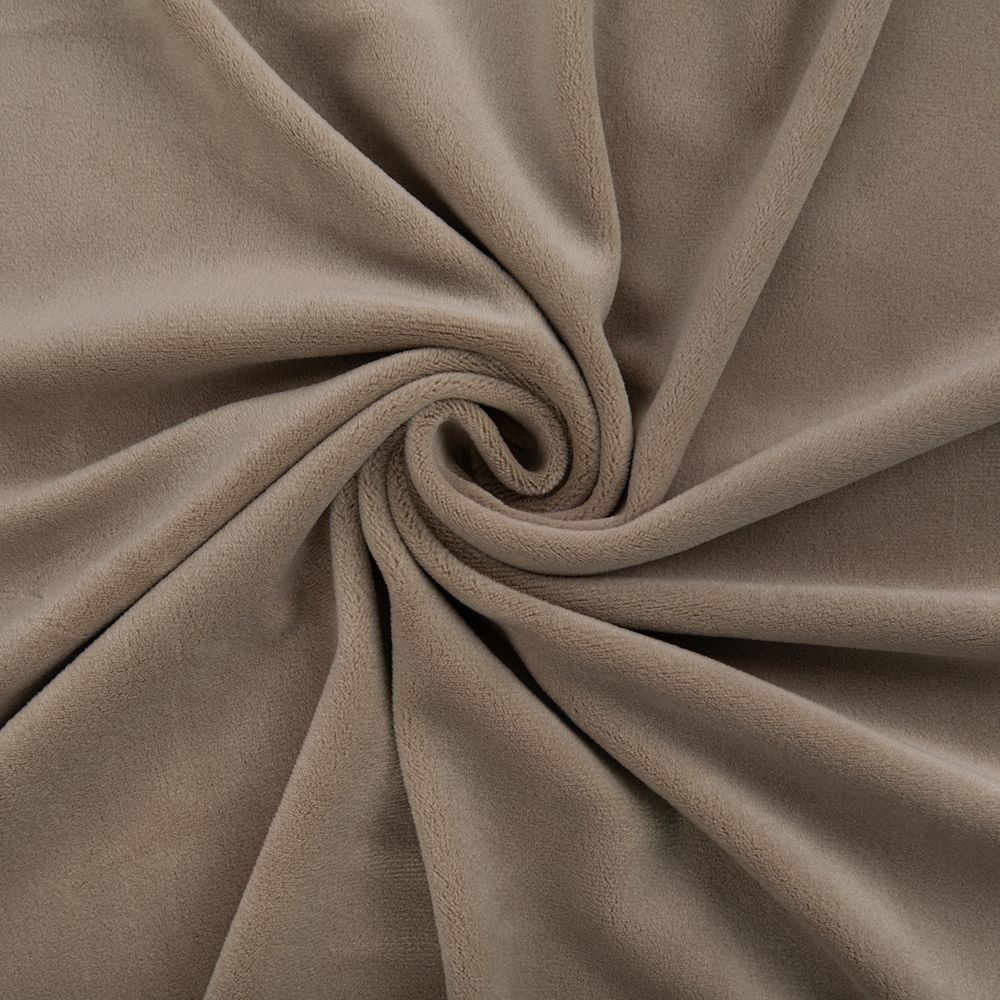 Велюр 240 г/м², 185 см / 5 метров, капучино/cappuccino, Gamma VELR