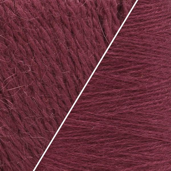 Пряжа Astra Premium (Астра Премиум) Пух норки / уп.1 мот. по 50 г, 290 м, 077 темная роза
