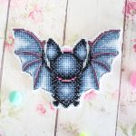 Набор для вышивания нитками МП Студия (Жар-птица), Летучая леди, 9х12 см