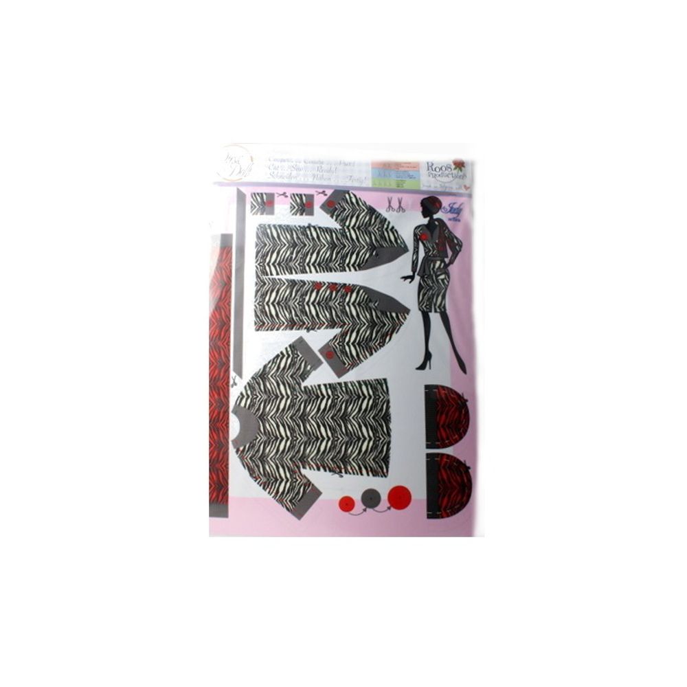 Одежда для кукол DressYourDoll, №2. Judy Zebra