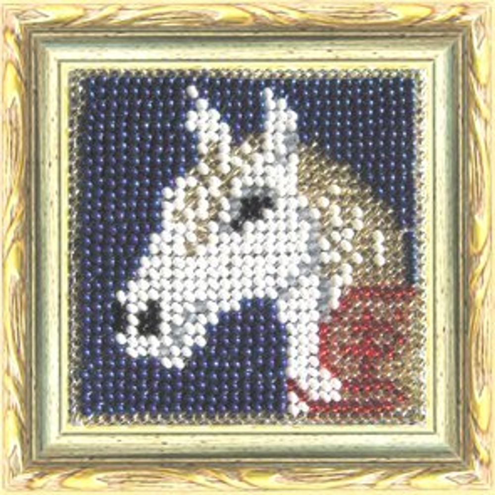 Вышивальная мозаика, Лошадка 6,5х6,5 см