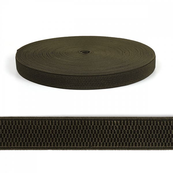 Резинка для подтяжек (помочная) 25.0 мм / 25 метров, ультра, RD25328, F328 хаки