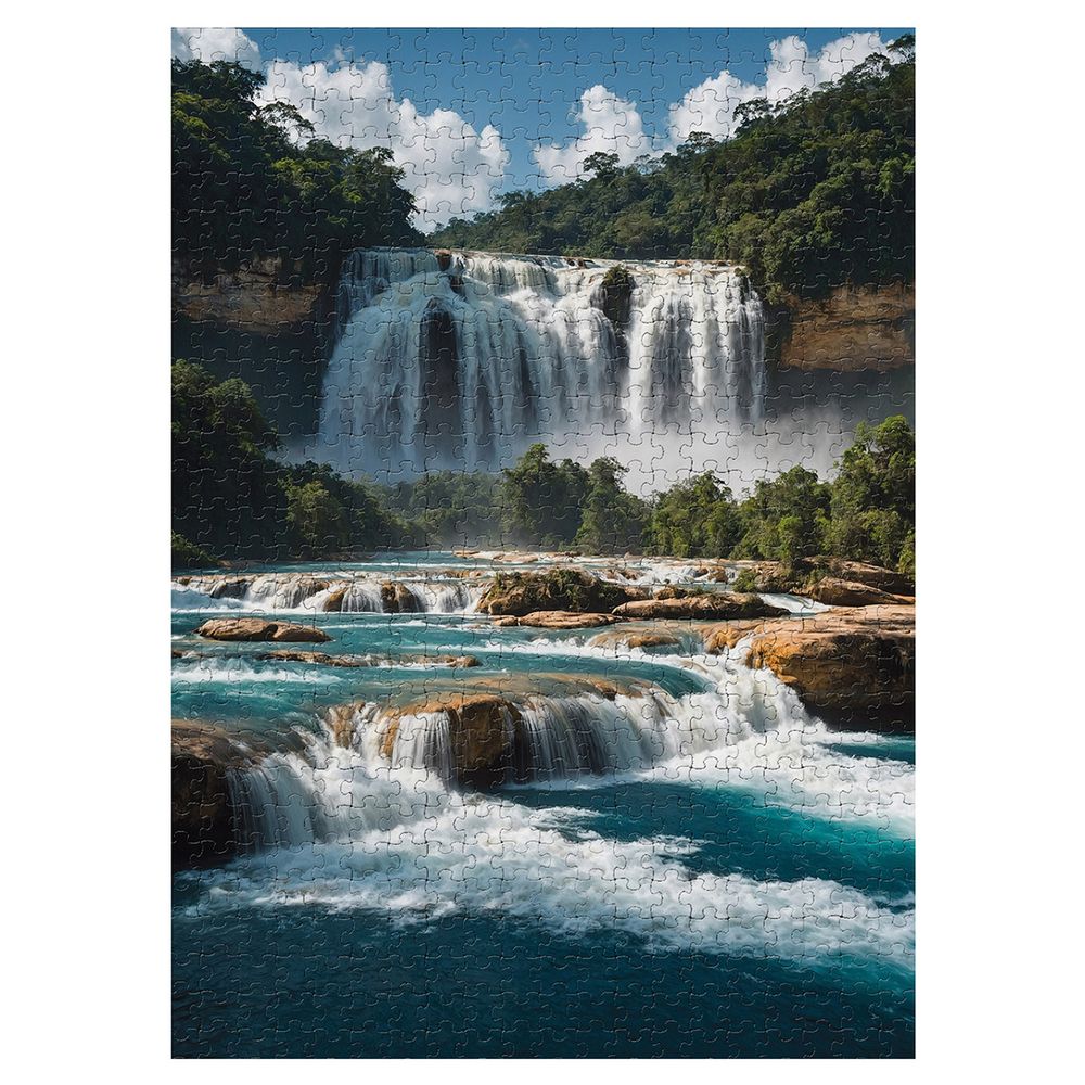 Пазл. Премиальная коллекция 500 элементов, TOP-PZL-500/12 Водопады Агуа-Асуль, Фрея