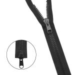 Молния трактор Arta Т8 (8 мм) 2 зам., разъем., 110 см, цв. 077 черный, уп.5 шт