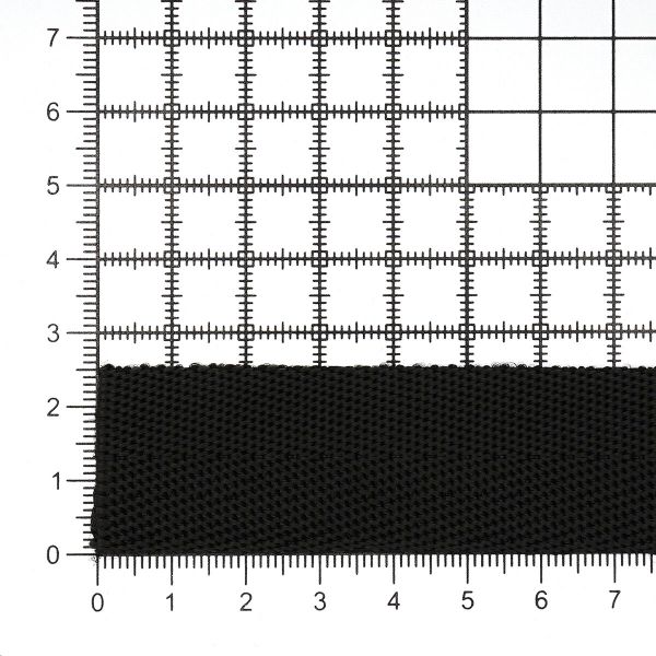 Стропа (ременная лента) 25 мм / 5х2.5 метра, толщ. 1.0 мм, [15.1 г/пог.м], 100% п/п, 20 черный