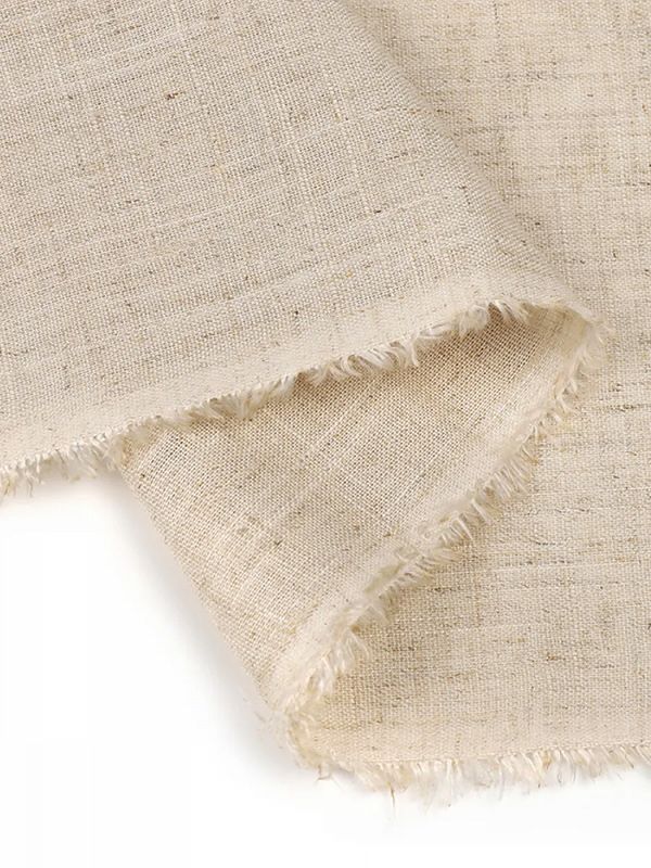 Льняная ткань 190 г/м², 140 см / 2 метра, TBY.Li.1002.47, 47 натуральный