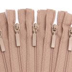 Молния спираль (витая) Arta Т5 (5 мм) 1 зам., разъем., 60 см, цв. 128 бежевый, уп.5 шт