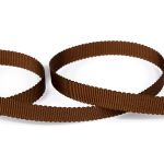 Лента репсовая (в рубчик) с зубчатым краем 10.0 мм / 25±1 метров, 847 св.коричневый, Gamma PTGR-10