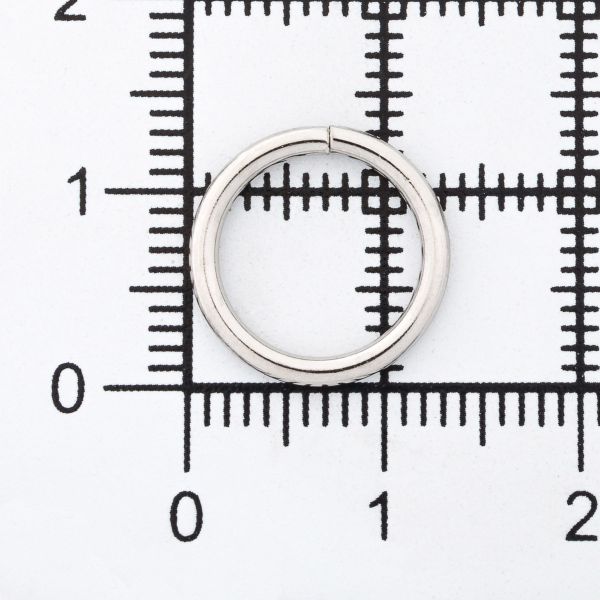 Кольцо разъемное металл in ⌀10 мм (13 мм внешн.), никель, 816-002, 100 шт