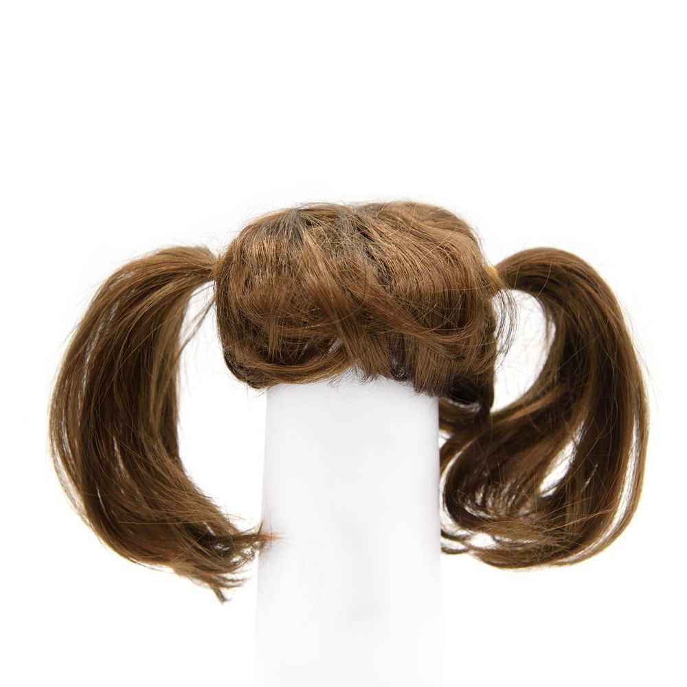 Волосы для кукол QS-15, каштановые