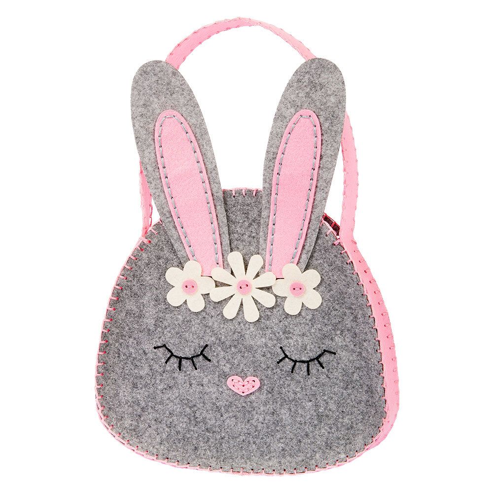 Набор для шитья игрушки Сумочка "Зайка" 30 см, Miadolla KD-0270