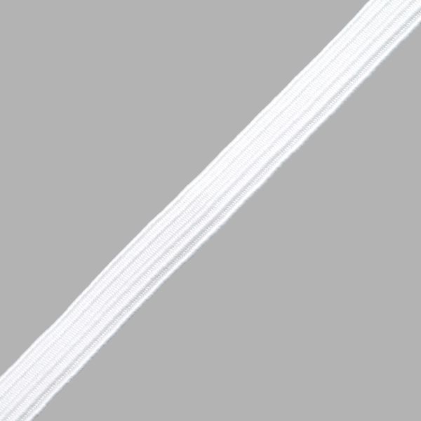 Резинка бельевая (стандартная) 8.0 мм / 10х10 метров, С907, белый