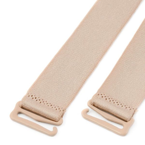 Бретели для бюстгальтера регулируемые 20 мм, 23-45 см, бежевый, 1 пара